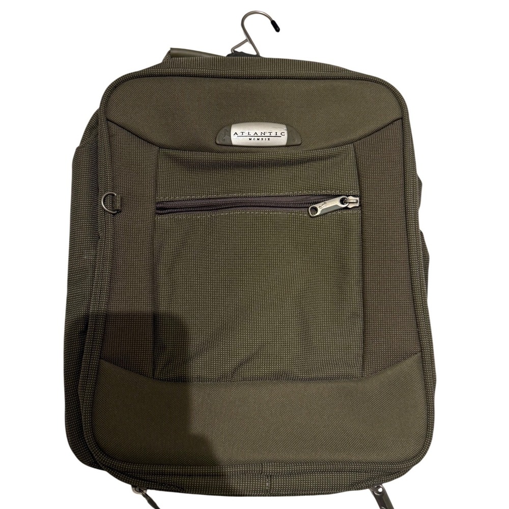 Atlantic‎ Luggage Hanging Travel Toiletry Bag Organizer Kit Olive Green